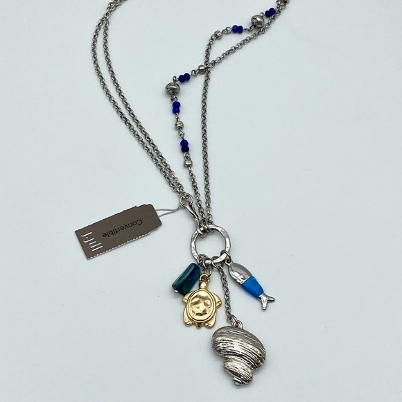 J. Jill NEW Rising Tides Cluster Necklace NWT - Picture 7 of 9